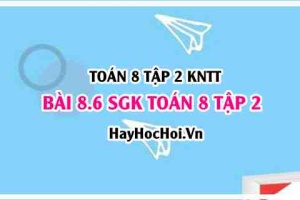 Bài 8.6 SGK Toán 8 tập 2 Kết nối tri thức